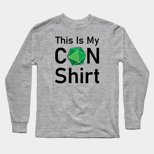 This Is My Con Shirt (light) Long Sleeve T-Shirt by The Goblins Corner